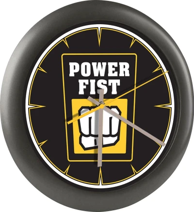 Powerfist Wall-Mount Clock