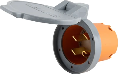 50A Flanged Male Range Generator Plug