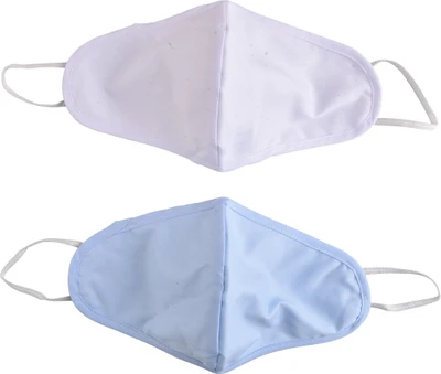 2 pk Reusable Non-Medical 3-Layer Cloth Face Masks