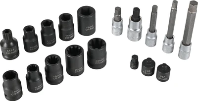 18 pc Brake Caliper Socket Set
