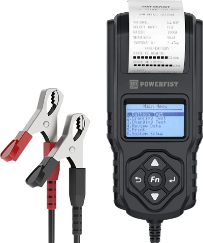 12V Battery Tester with Printer