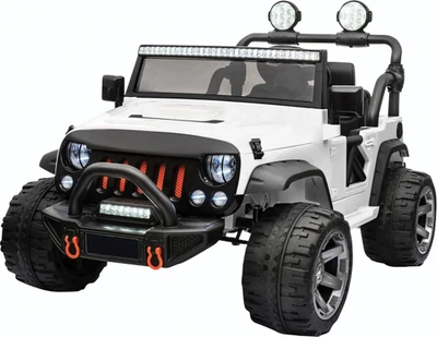 White 12V Kids Ride-On Off-Roader