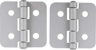 10S 2 pk 4-Hole Aluminum Hinges
