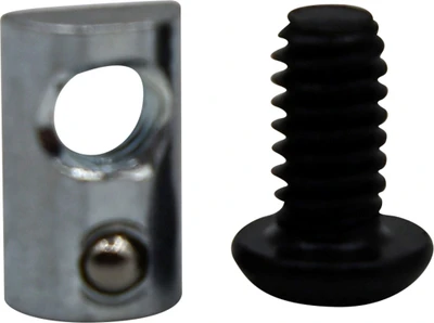 10S 10 pk 1/4-20 Roll-In T-Nut BHSCS Bolt Assembly