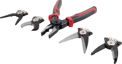 5 pc 8 in. Interchangeable-Head Pliers