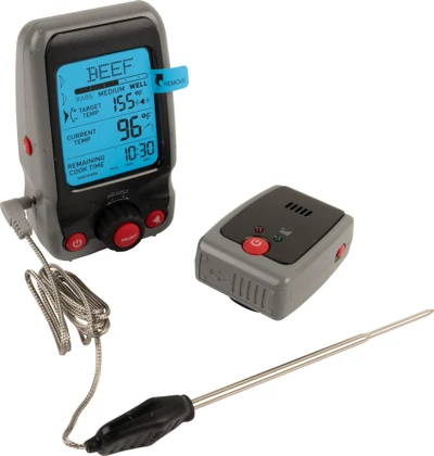 Digital Meat Thermometer and Timer with Pager