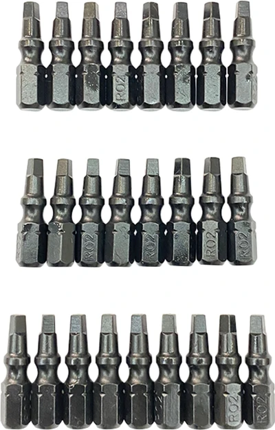 25 pk #2 Square Power Impact Bits