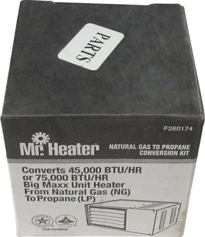 NG Conversion Kit for LP Units