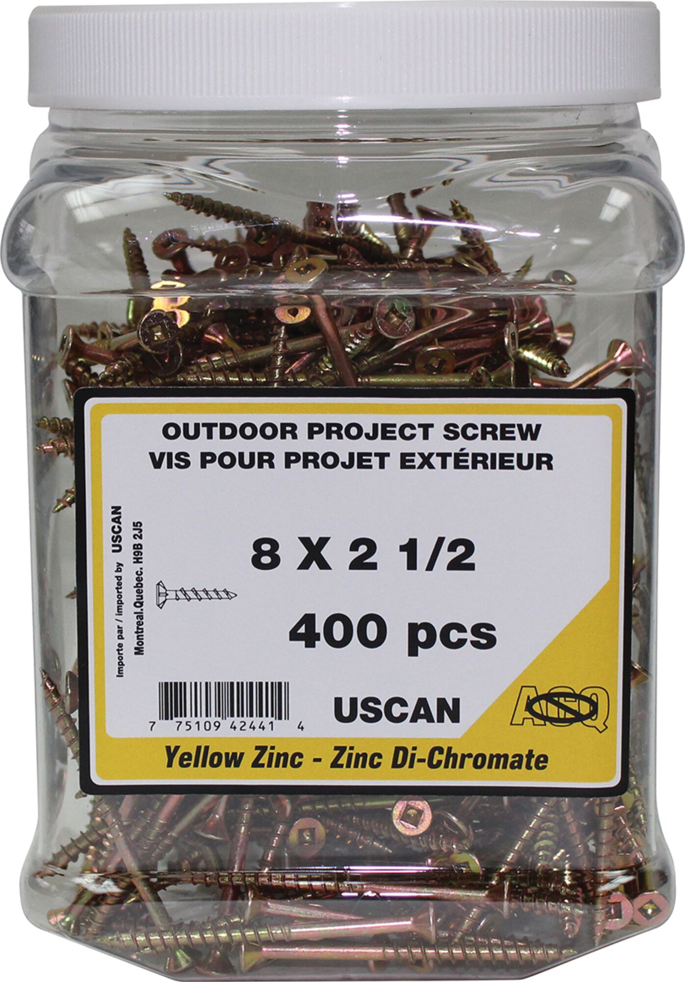 Yellow Flat-Head Screws | Uscan | Princess Auto