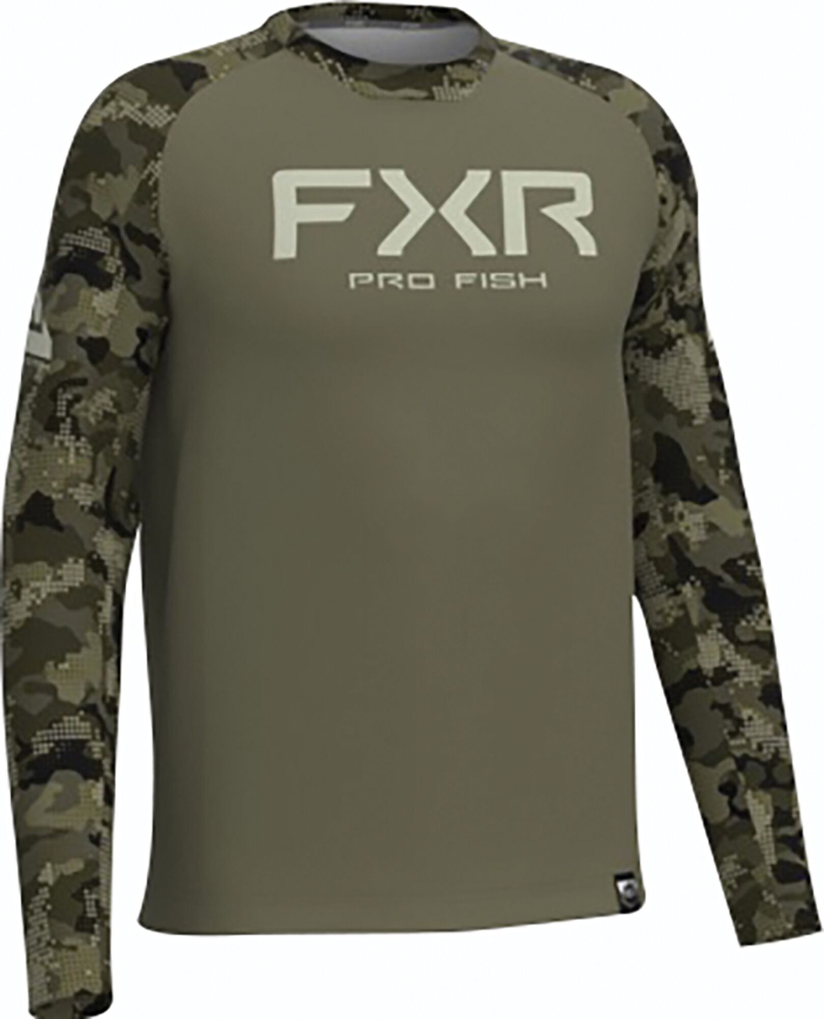 ウェア DERBY CAMO AIR UPF LONGSLEEVE FXR XL Moss Derby Drift Camo Air UPF Long-Sleeve Shirts | FXR | Princess Auto