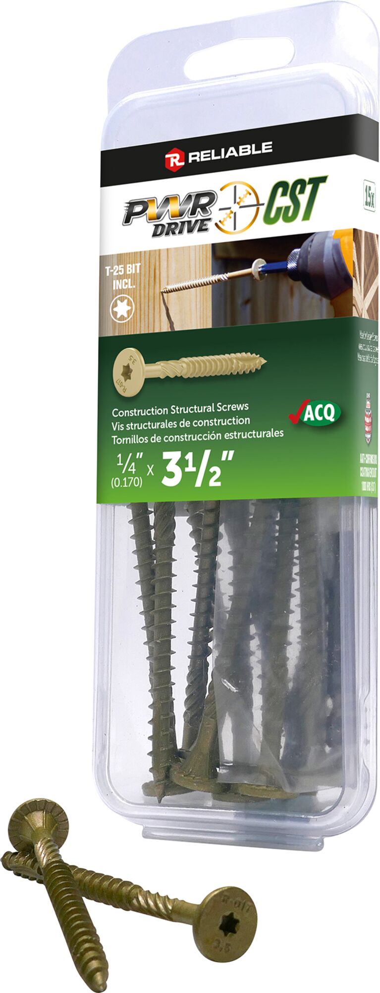 PWR Drive CST Construction Screws | Uscan | Princess Auto