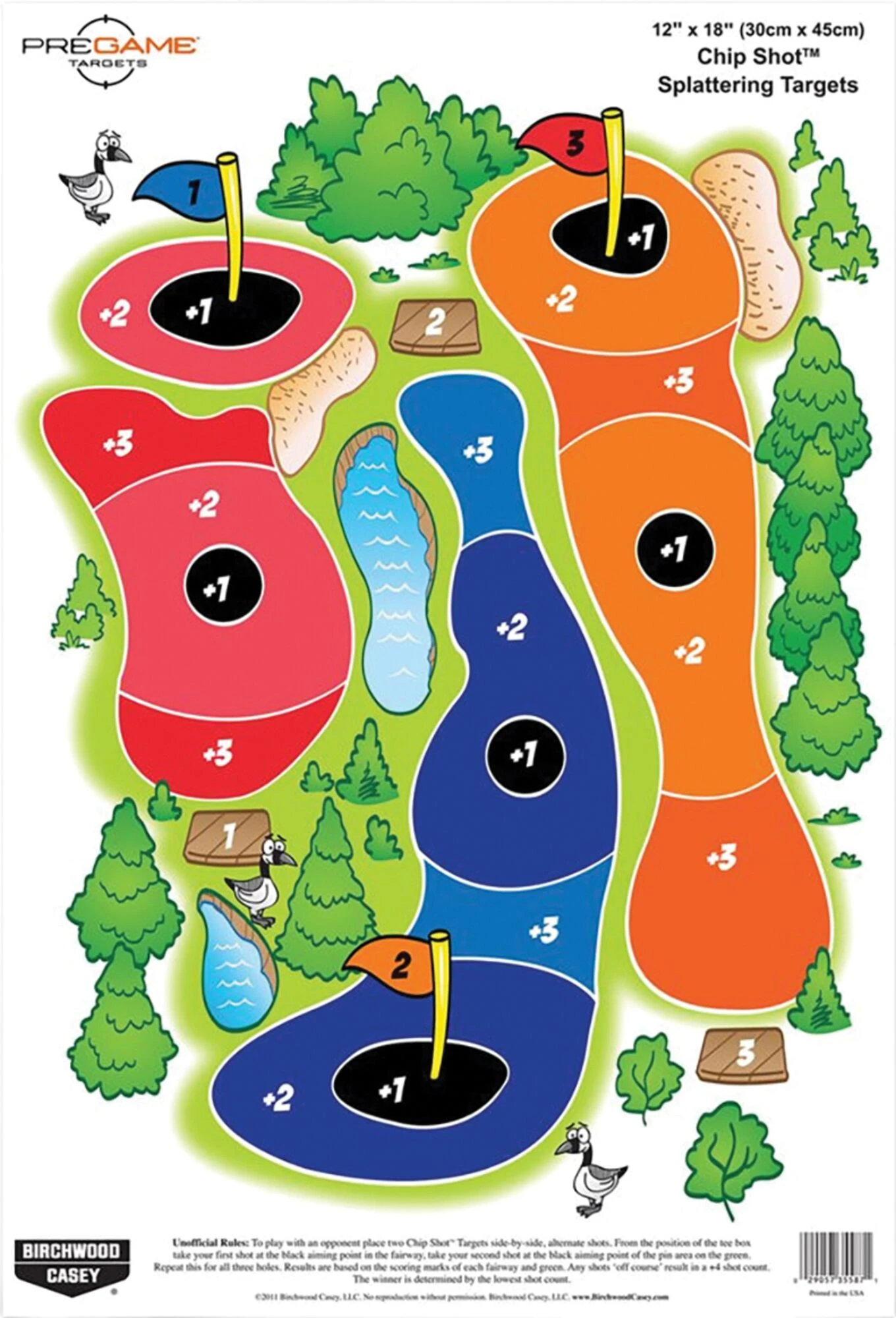 8 pk Paper Chip Shot Targets