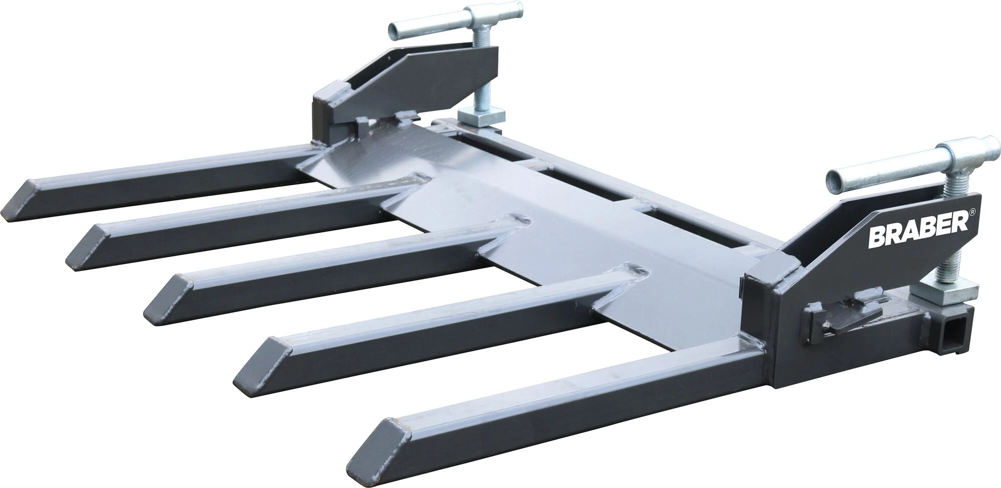60 in. 4,560 lb Skid Steer Clamp-On Debris Forks