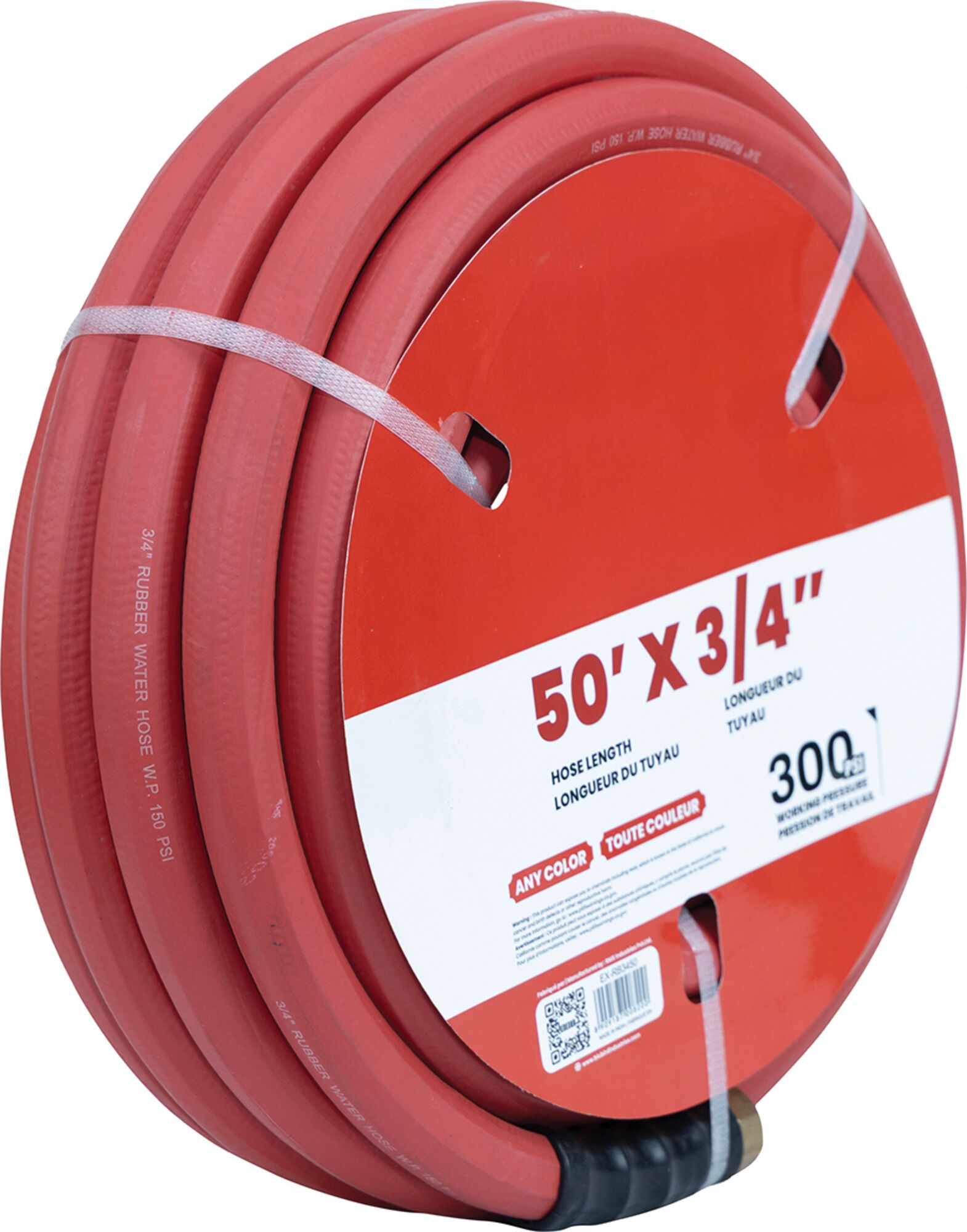 3/4 in. x 50 ft Rubber Water Hose