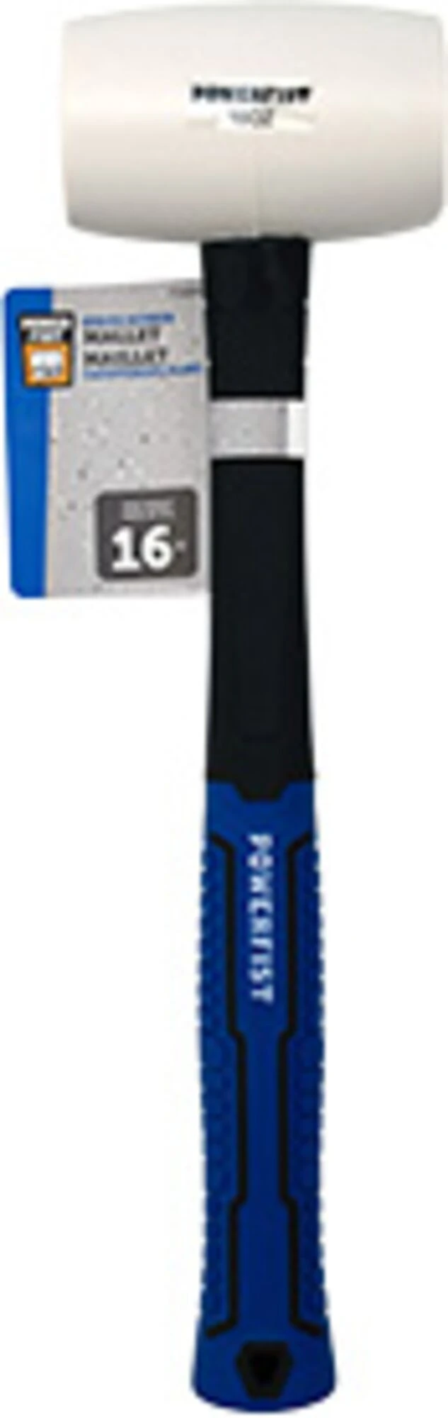 16 oz White Rubber Mallet