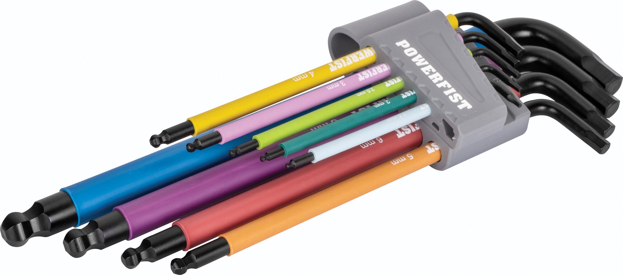 9 pc Metric Extra-Long Hex Key Set | Powerfist | Princess Auto