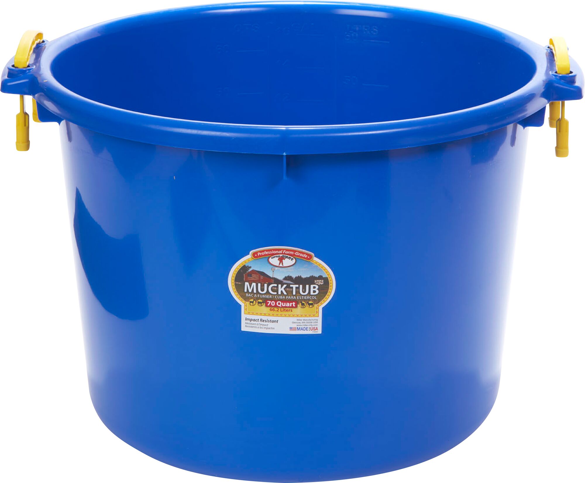 70 qt. Round Plastic Tubs | Little Giant Miller | Princess Auto