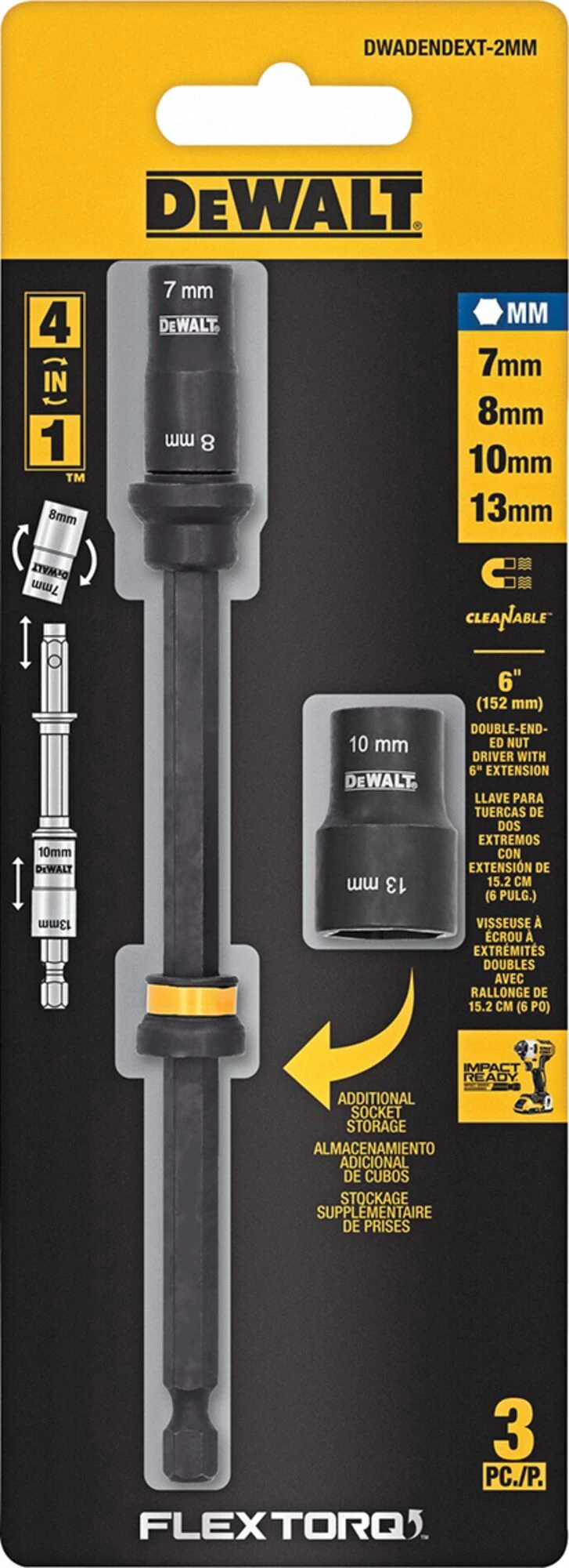 4-in-1 Metric Double Ended Nut Driver