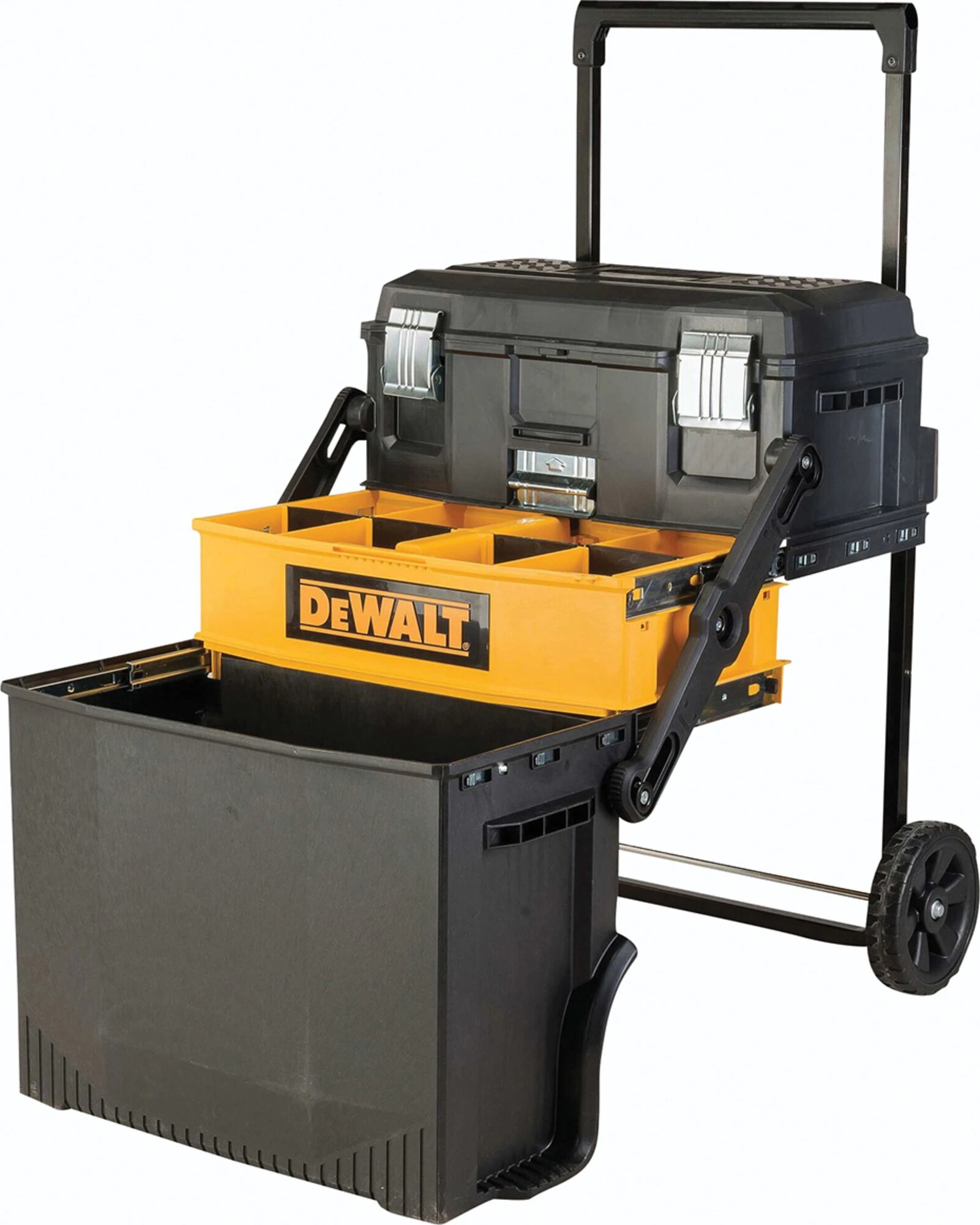 16 in. 4-in-1 Cantilever Tool Box Mobile Work Center