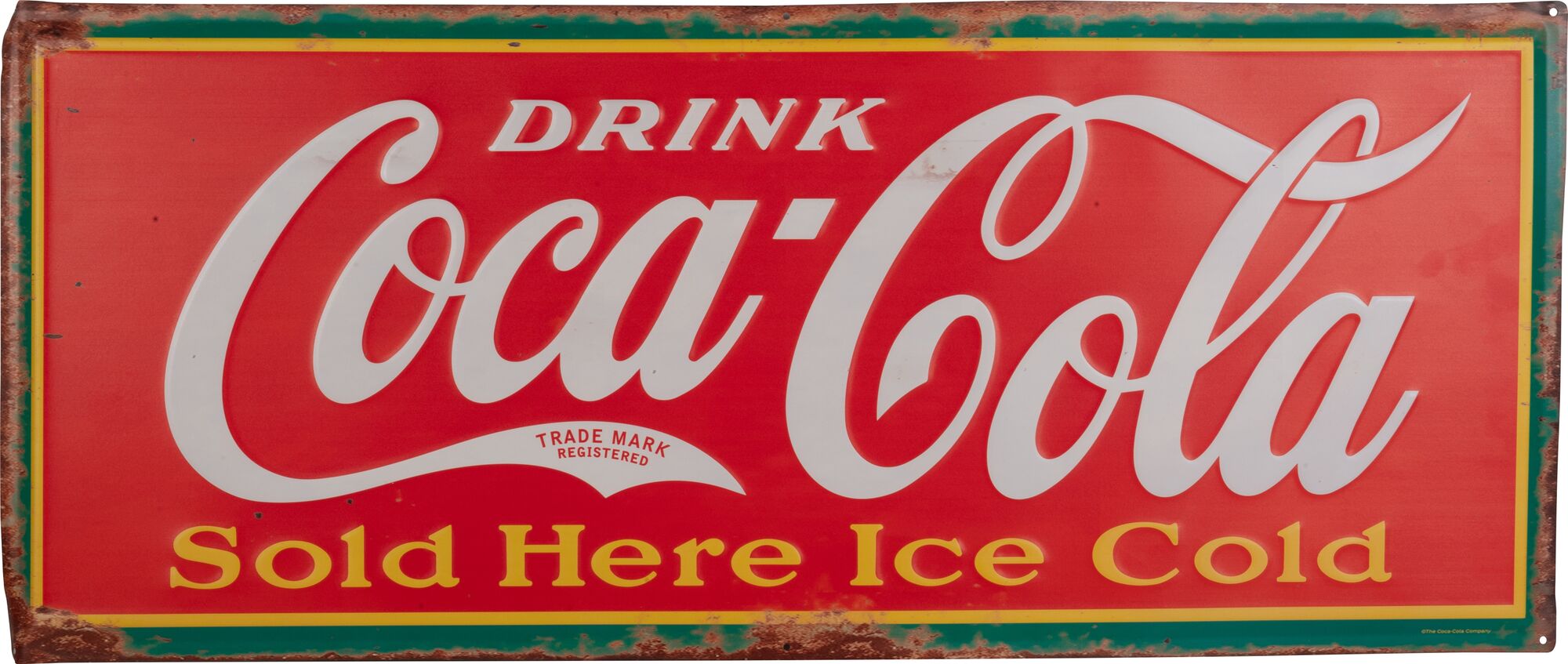 36 x 15 in. Drink Coca-Cola Metal Sign | Princess Auto