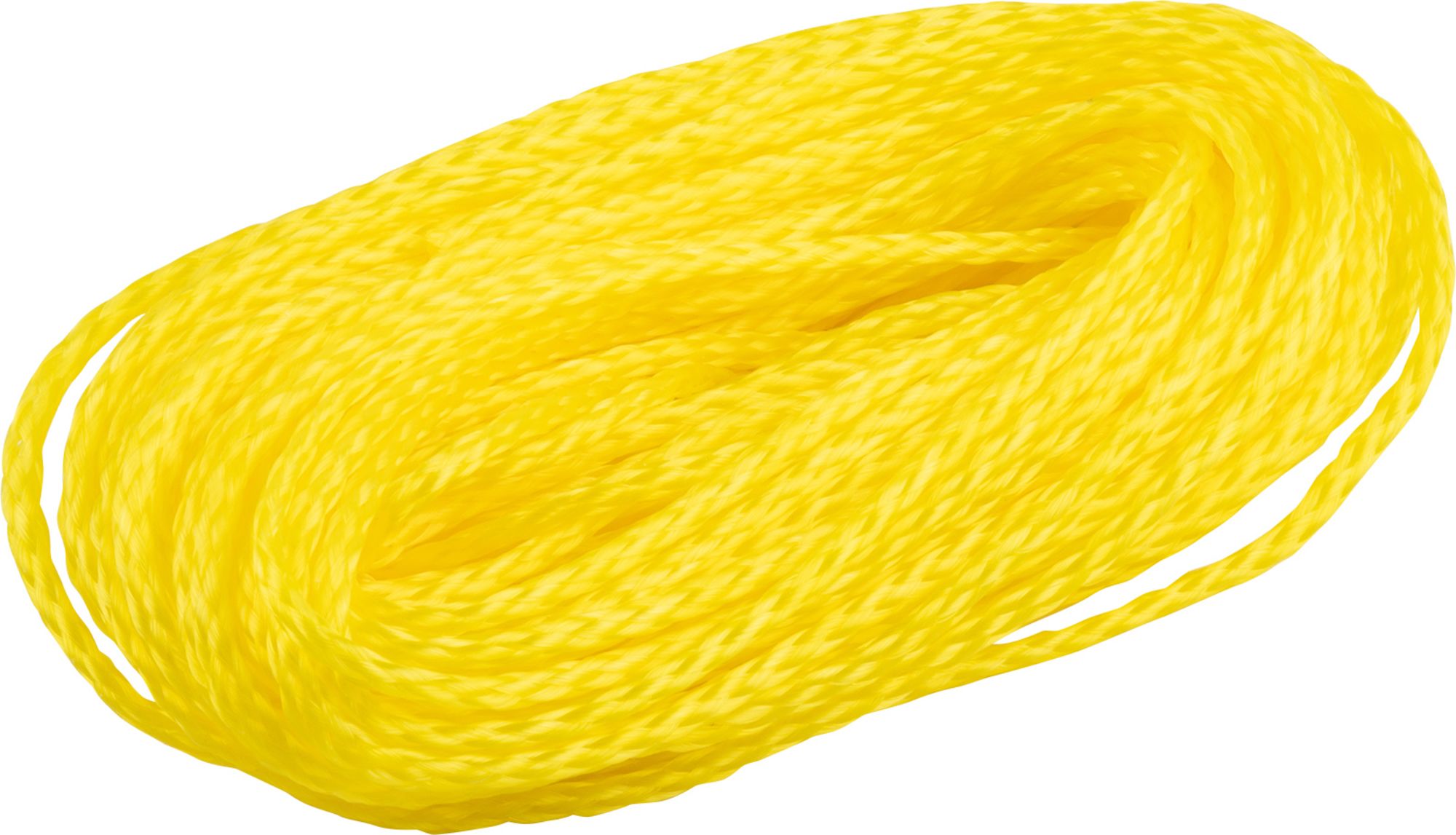 Yellow Rope 1mm 1/4 in. x 100 ft Yellow Braided Polypropylene Rope | Tuff Rope ...