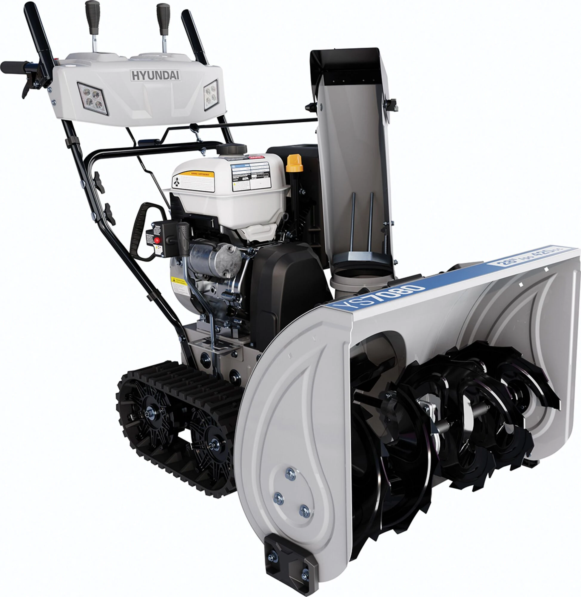 28 in. 420cc Gas 2-Stage Tracked Snowblower with Power Steering