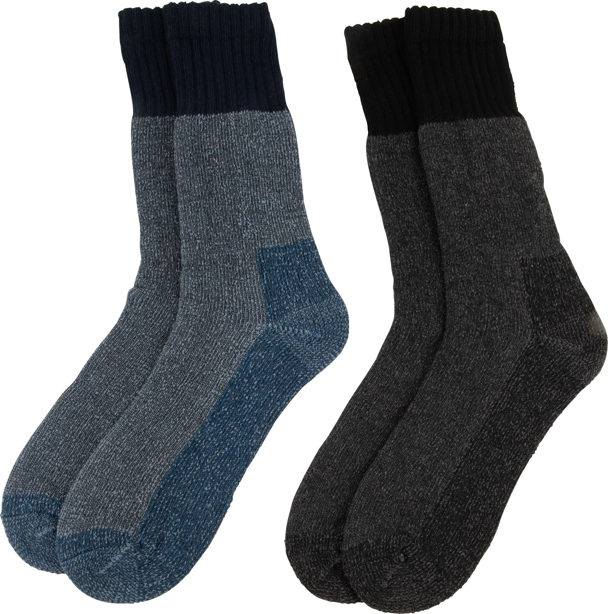 2 pr Men's Thermal Crew Socks