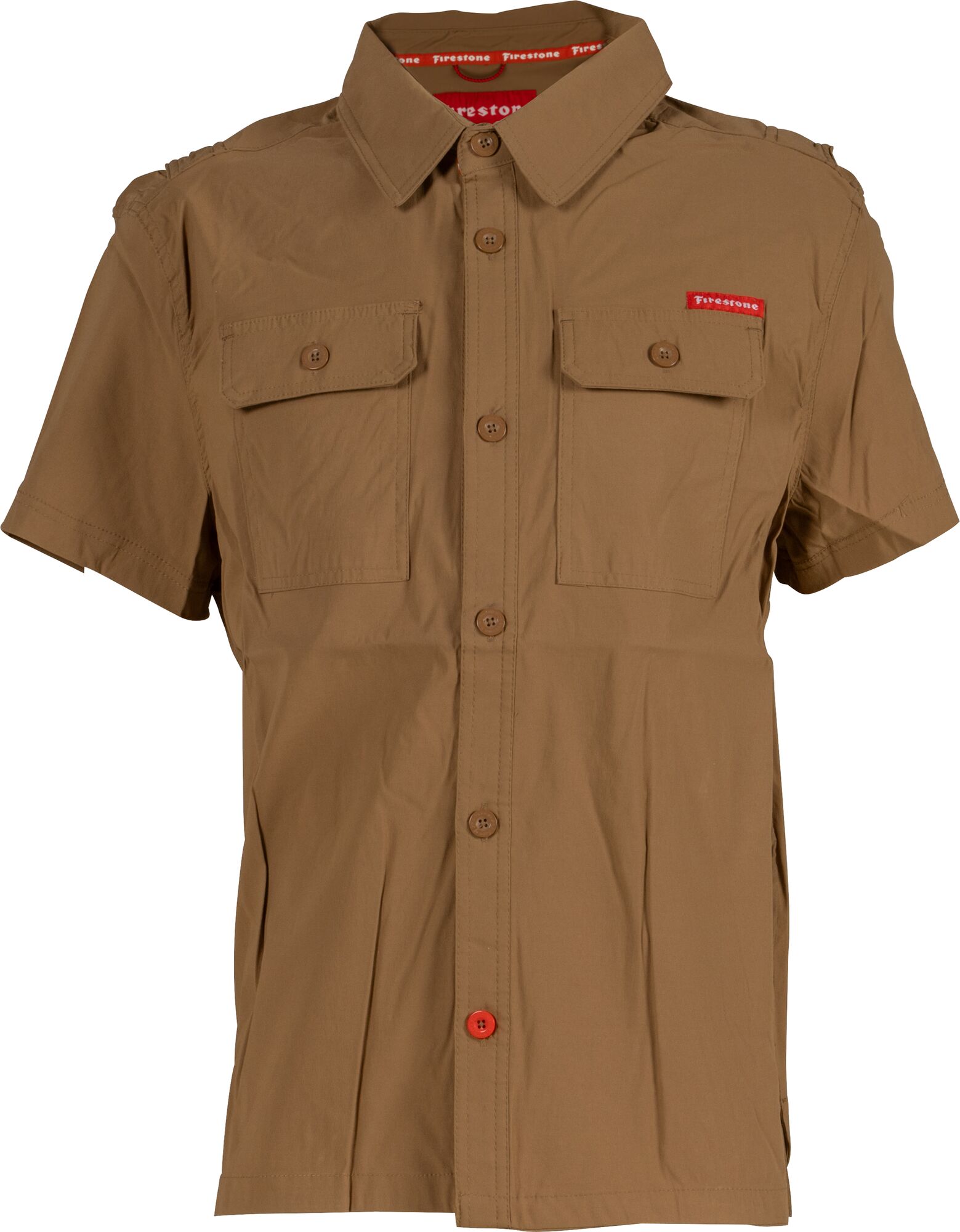 XL Wheat Short-Sleeved Mechanic Shirt