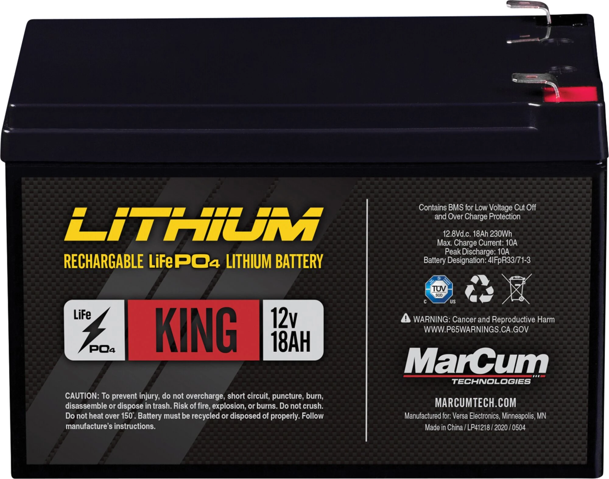 Marcum King Lithium Battery