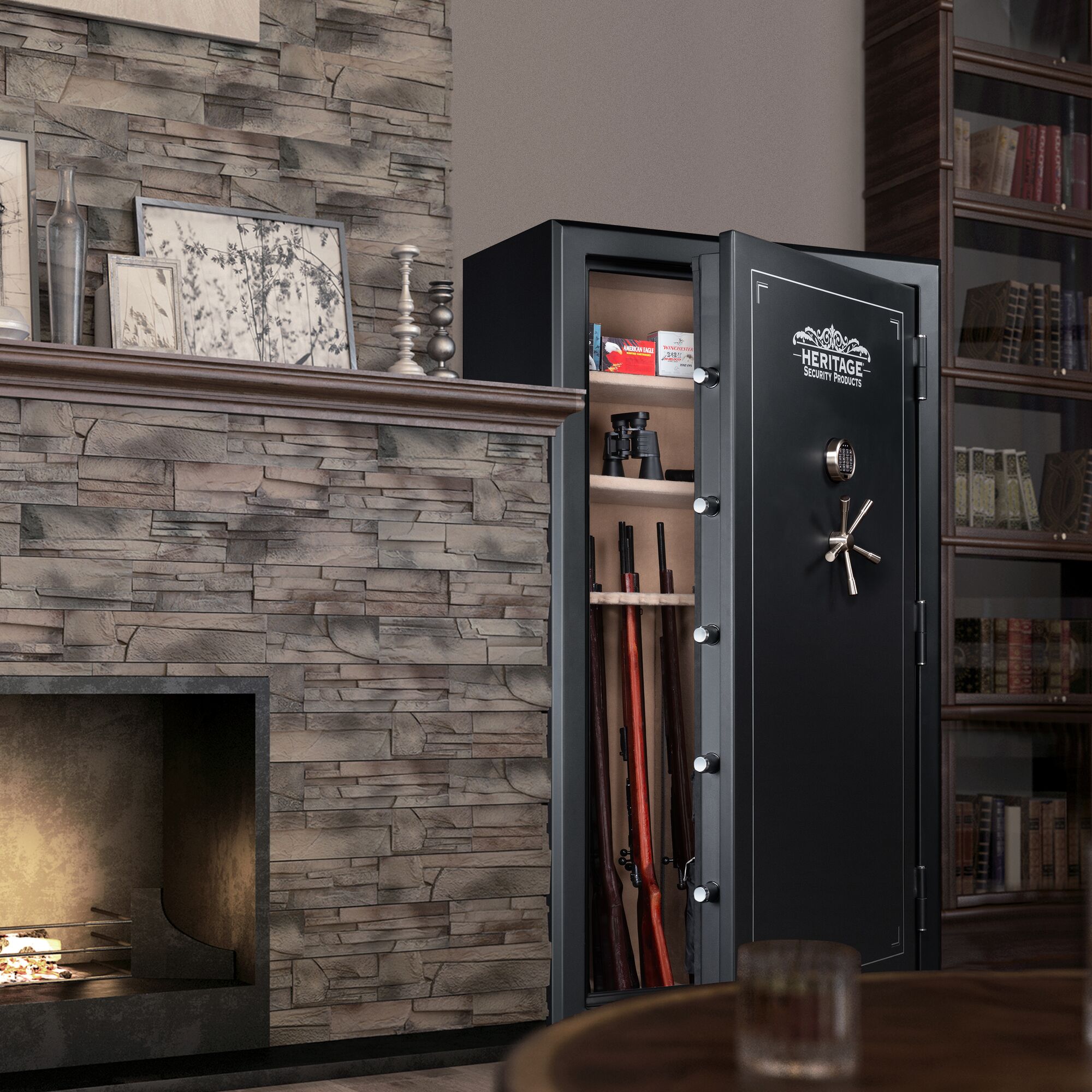 64-Gun Fire and Water Safe with Electronic Lock