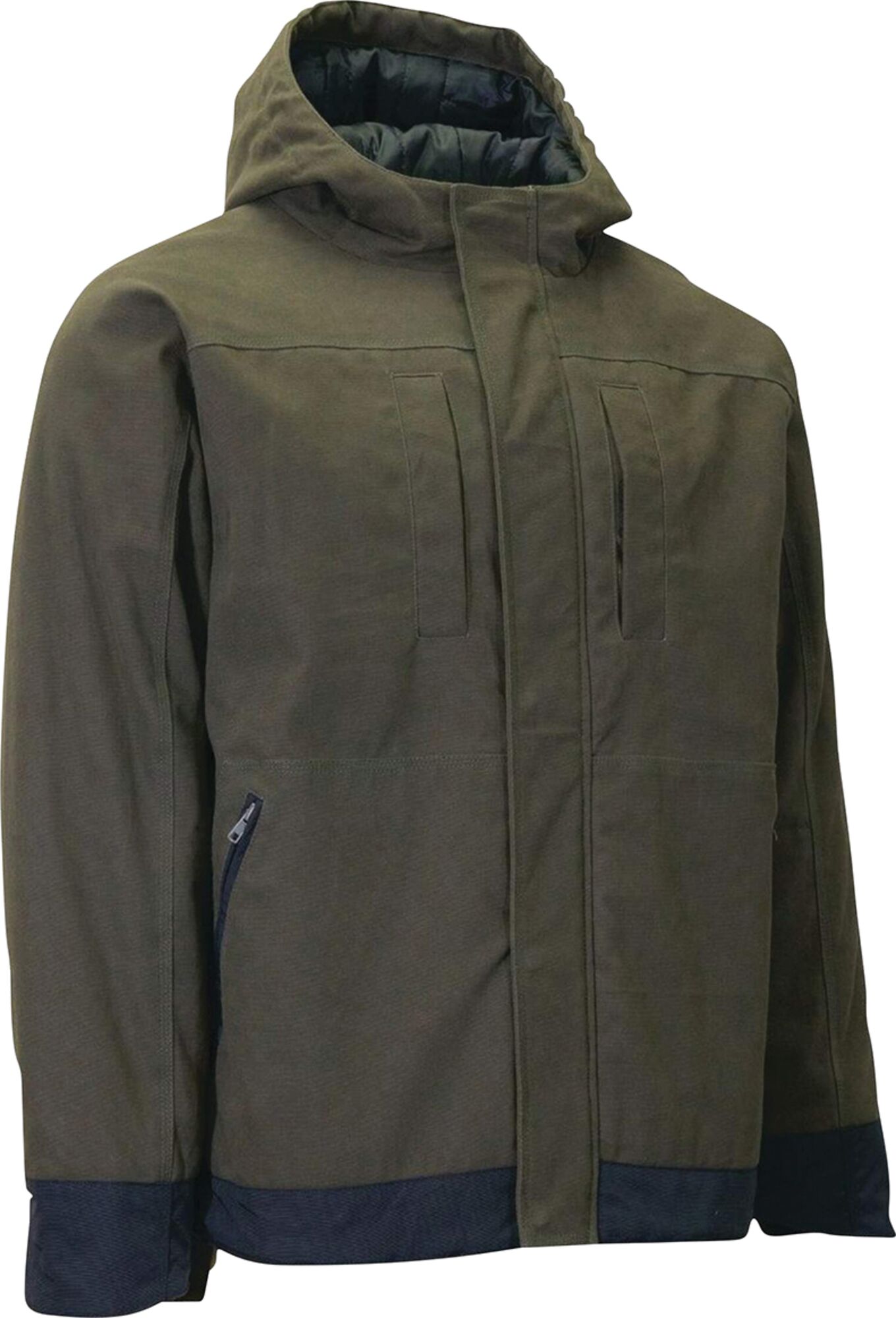 XL Insulated Utility Canvas Parka Jacket