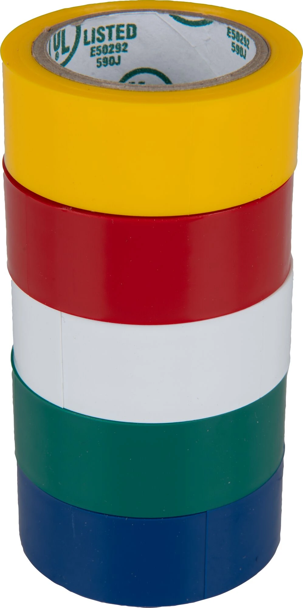 5 pk Assorted Colours PVC Electrical Tape