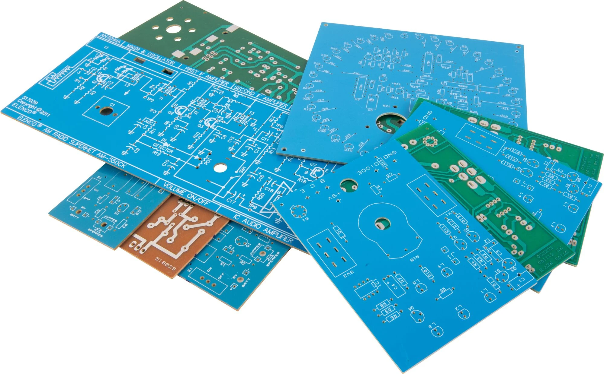 10 pk Circuit Boards, Assorted Types