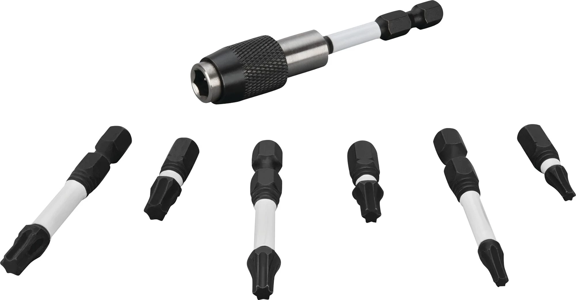 7 pc Star Power Impact Driver Bit Set