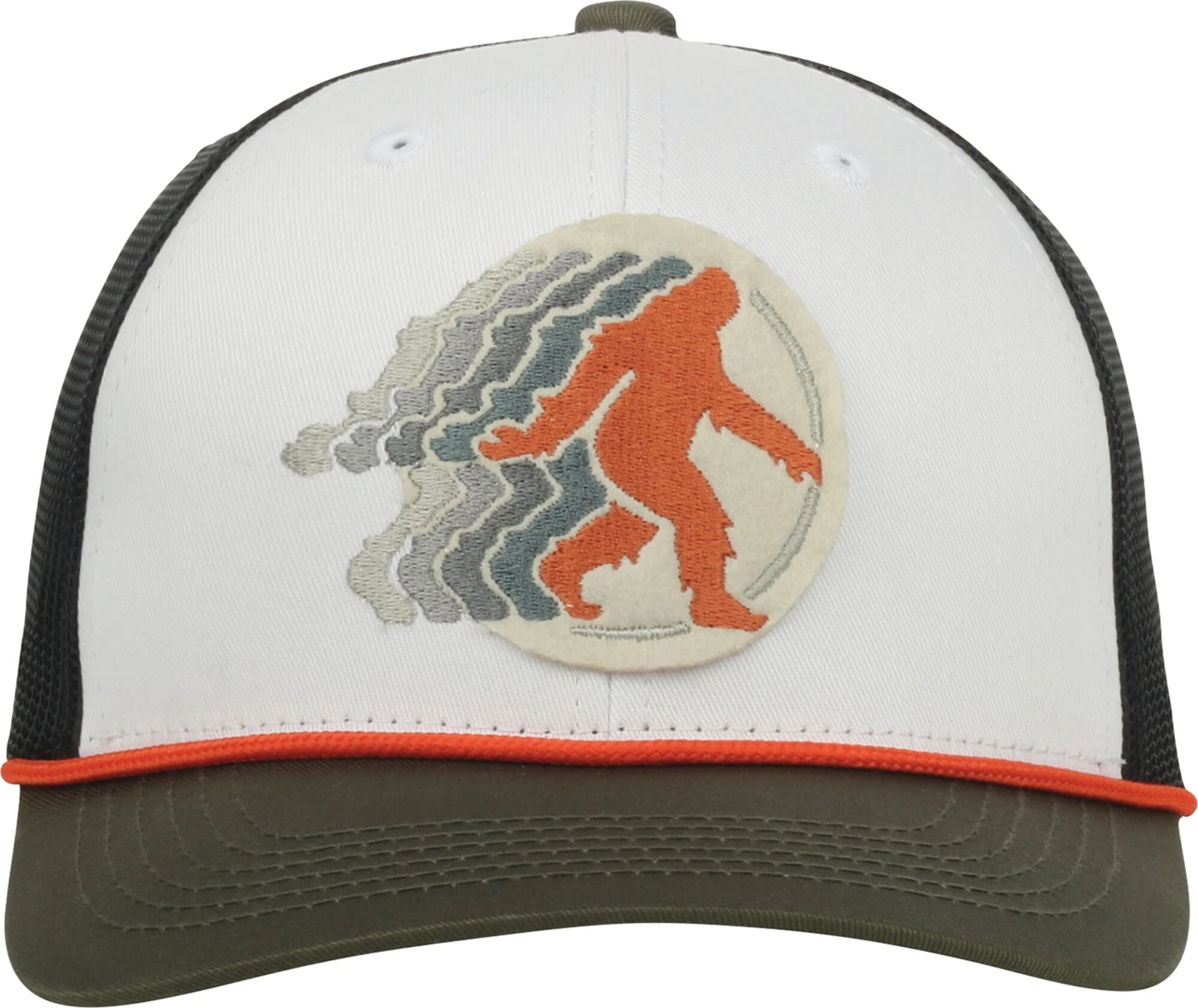White/Black Sasquatch Cap