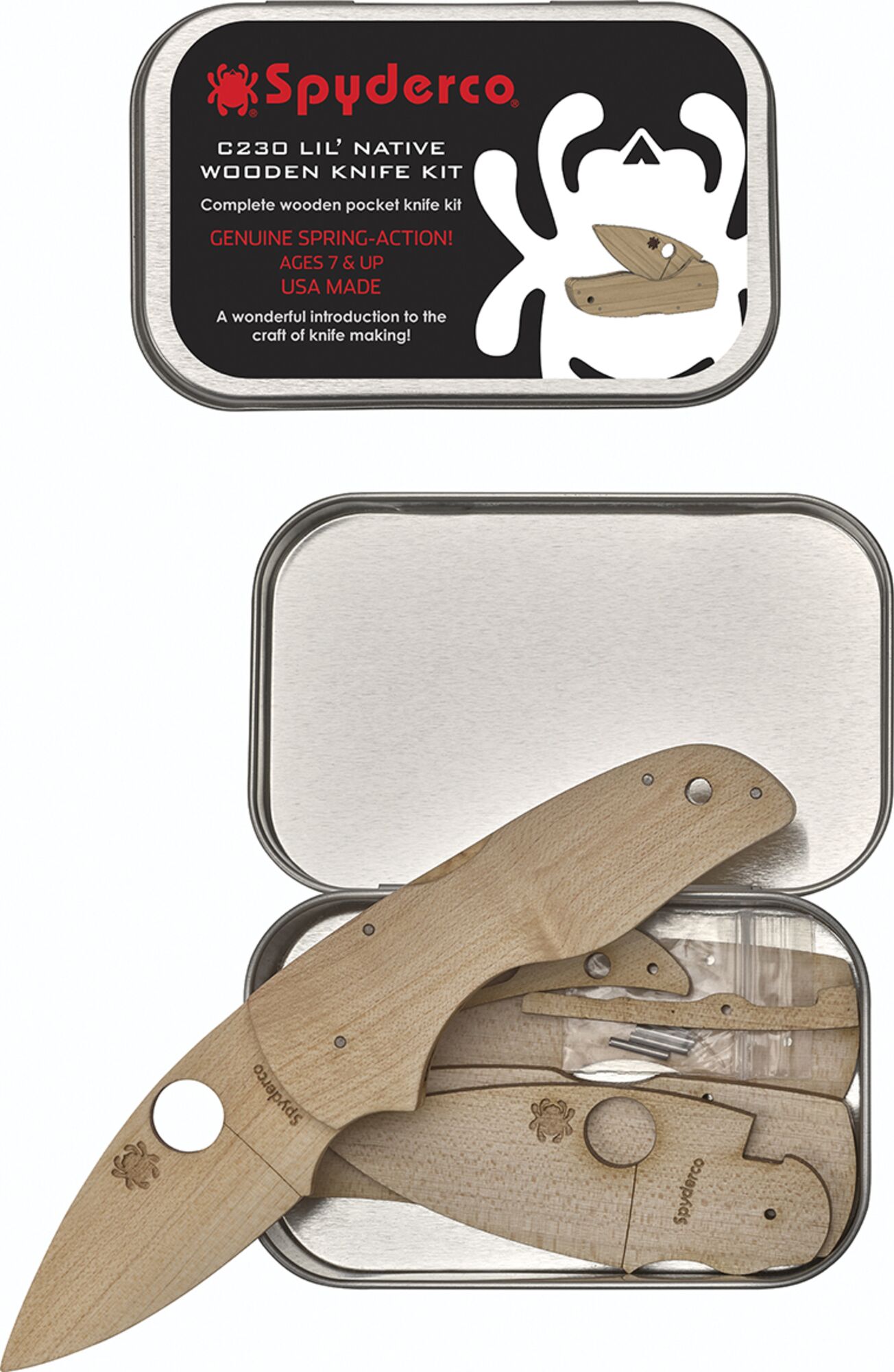 Lil' Native Wooden Knife Kit