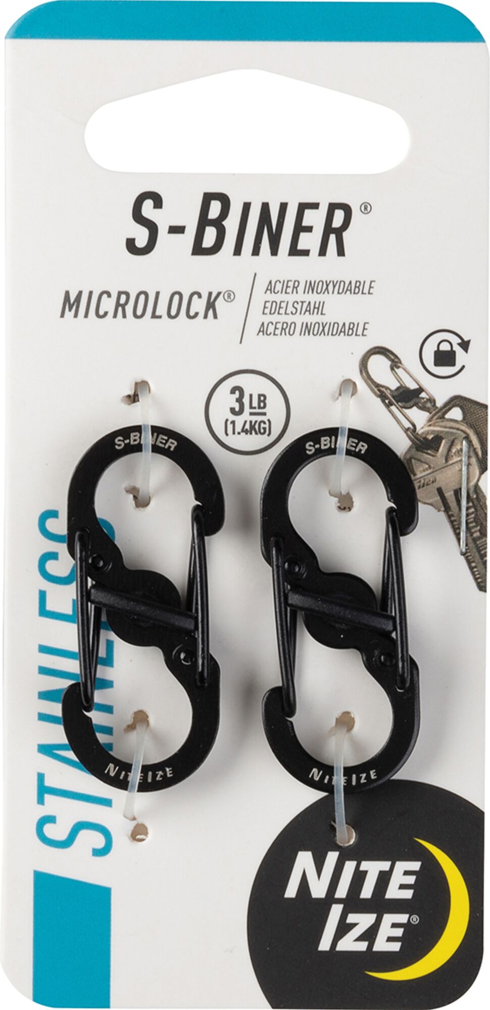 2 pk S-BINER Microlock Carabiners | Nite Ize | Princess Auto