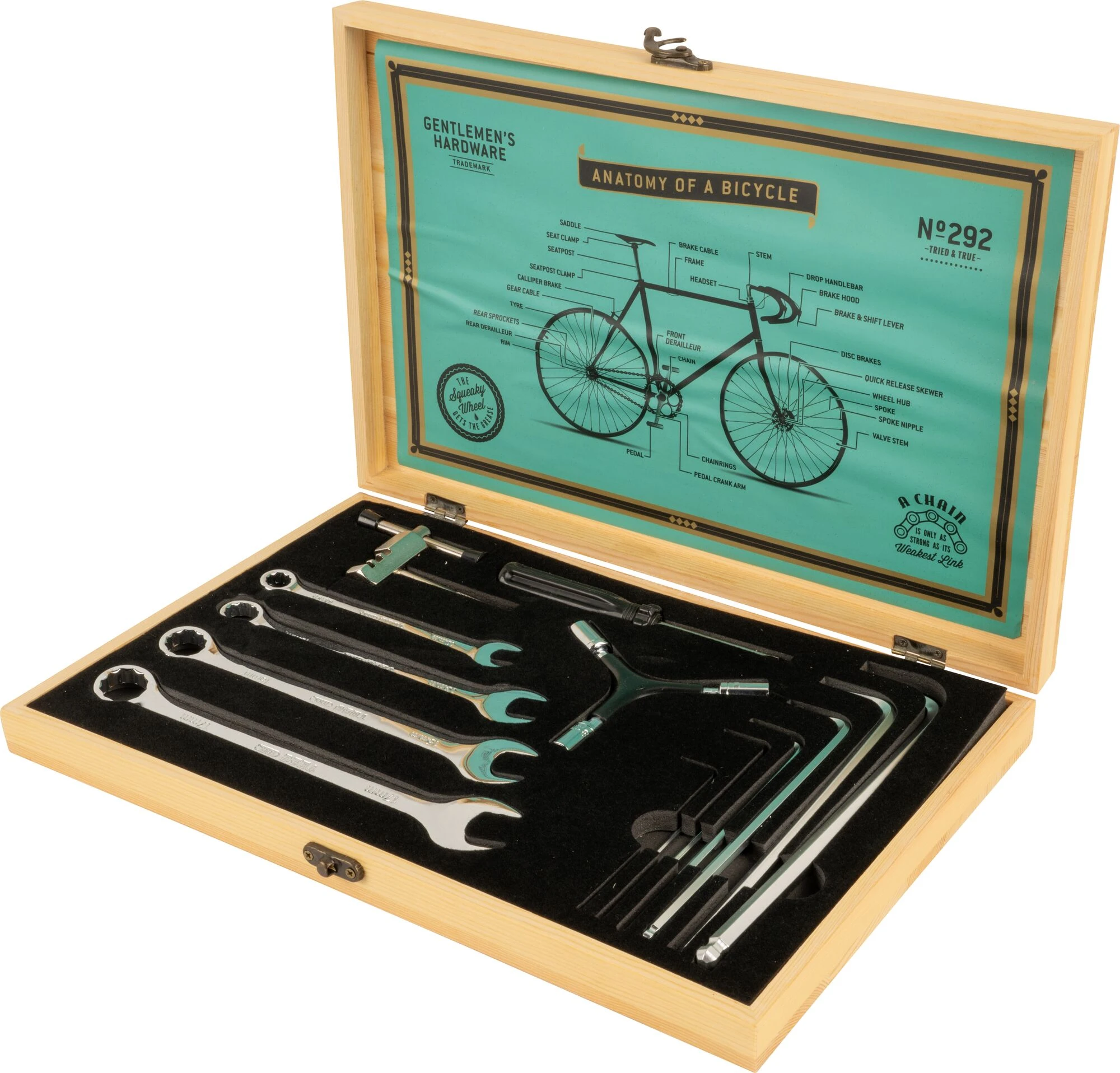 16 pc Cyclist Tool Kit with Box