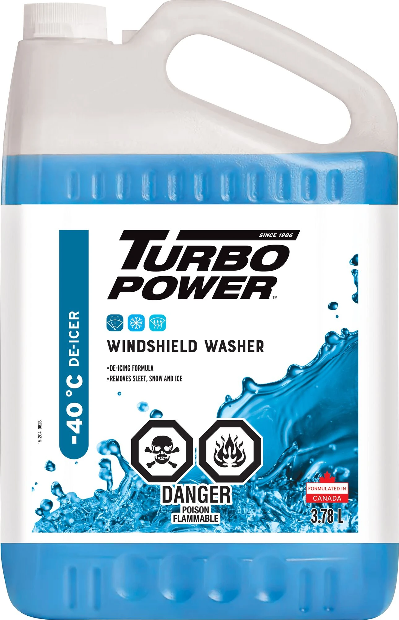 All-Season Turbo Power Windshield Washer Fluid