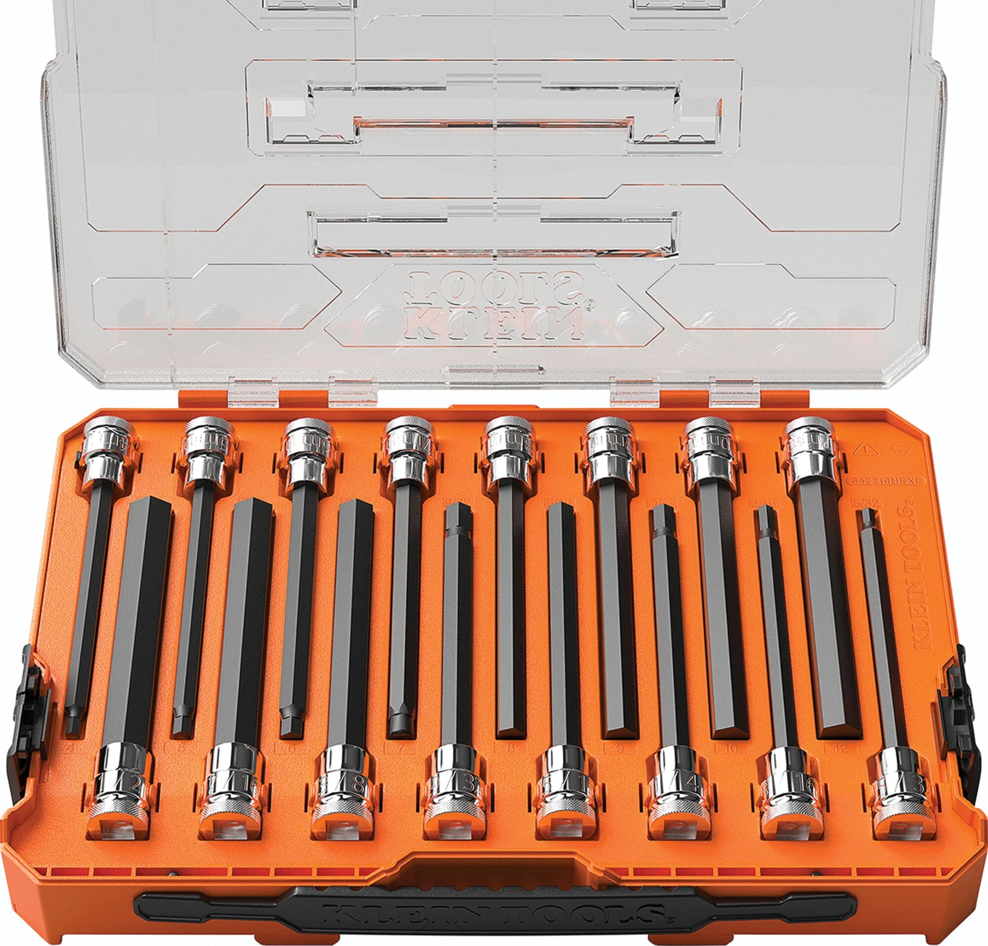 16 pc 3/8 in. dr SAE/Metric Long Hex Bit Socket Set