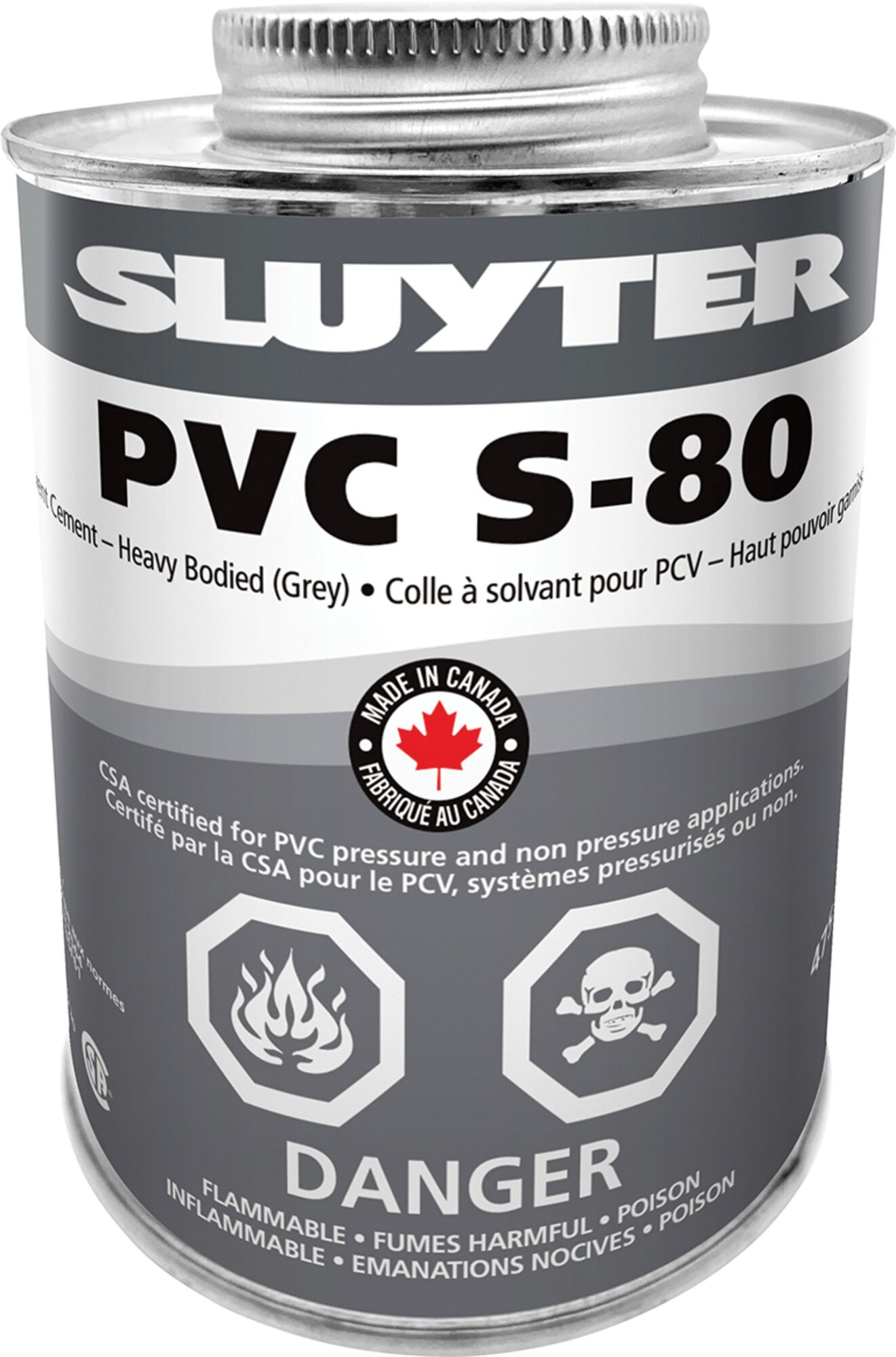 PVC S-80 Grey Solvent Cement