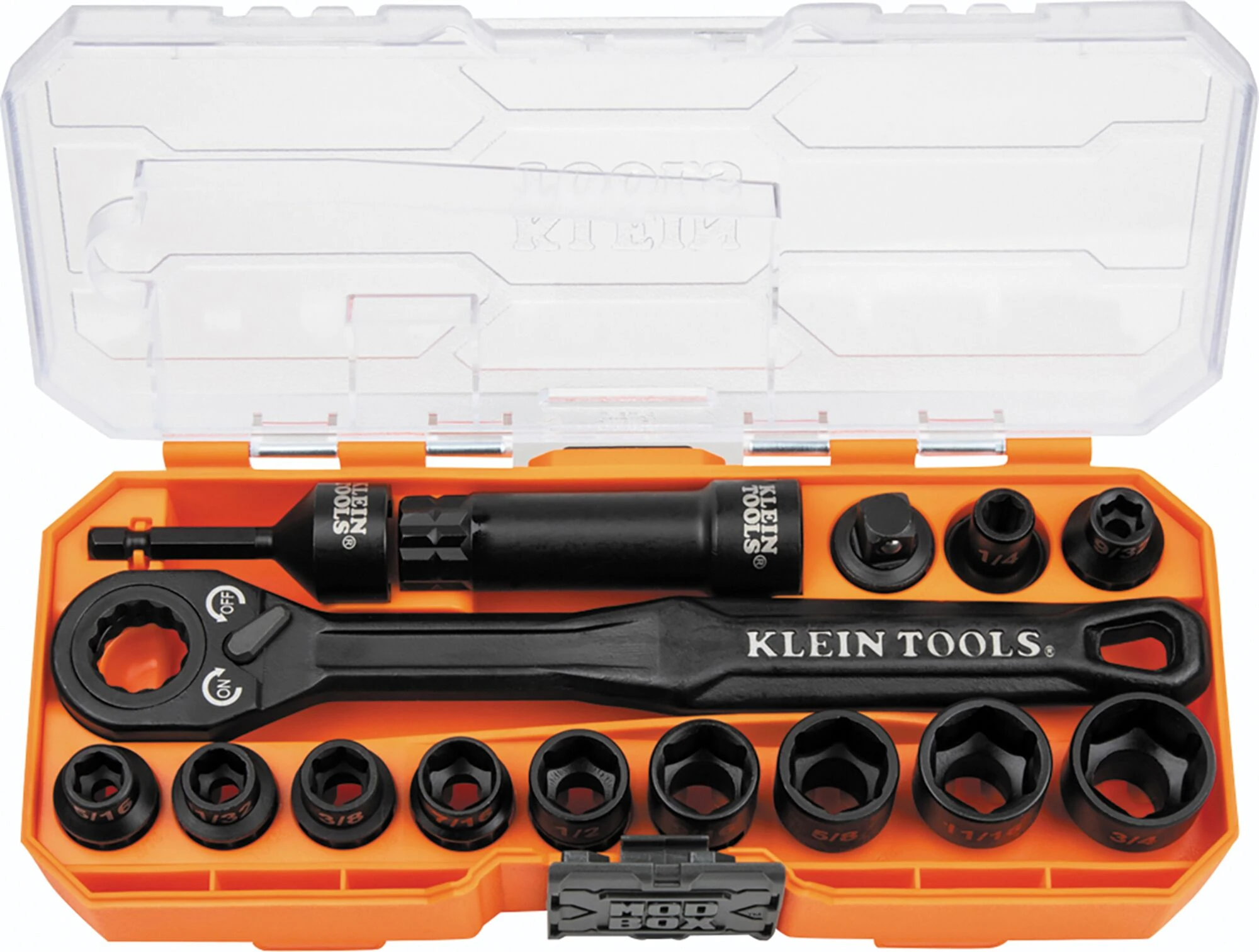 15 pc 3/8 in. dr SAE Impact Socket Wrench Set