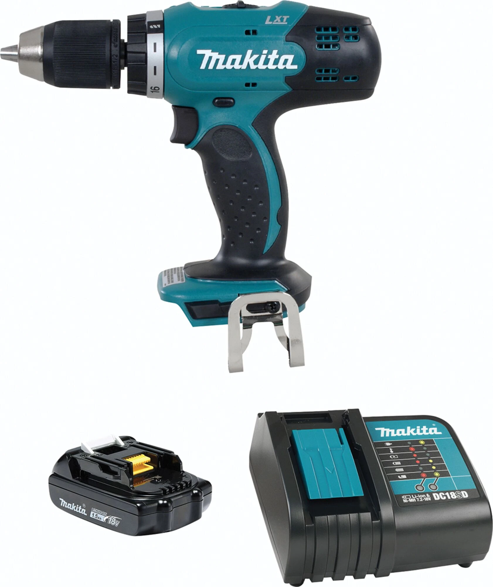 18V 1/2 in. Cordless Drill/Driver Kit
