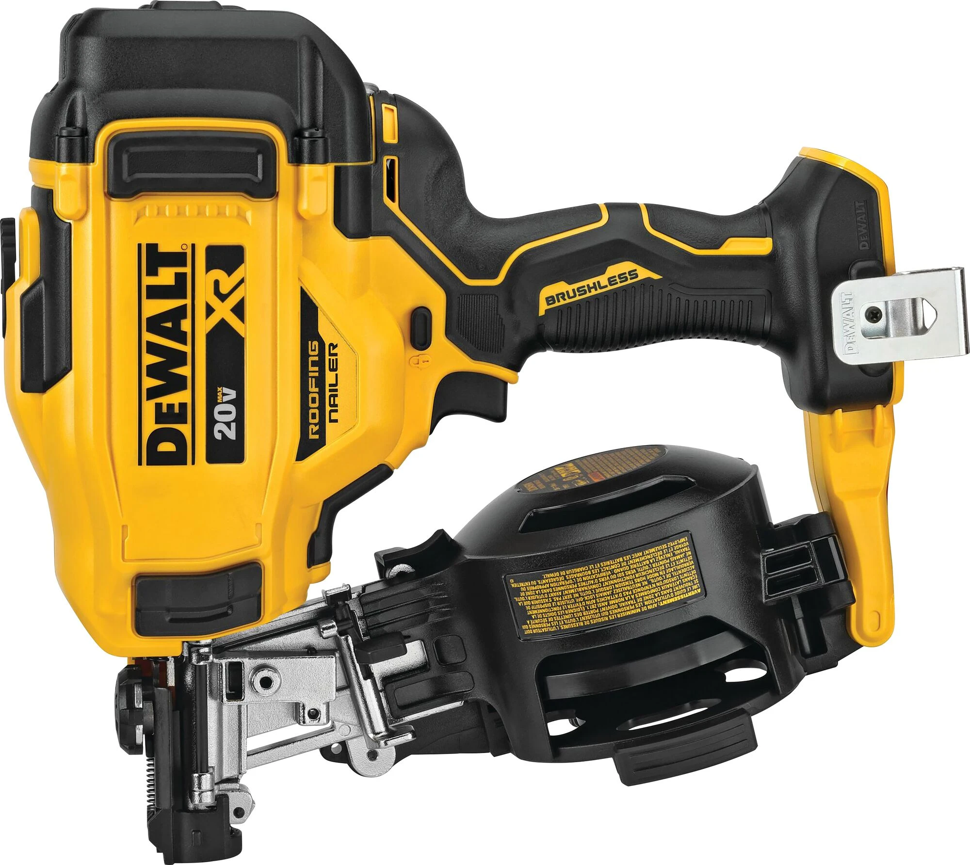 20V 11 Gauge Cordless Coil Roofing Nailer, Tool Only