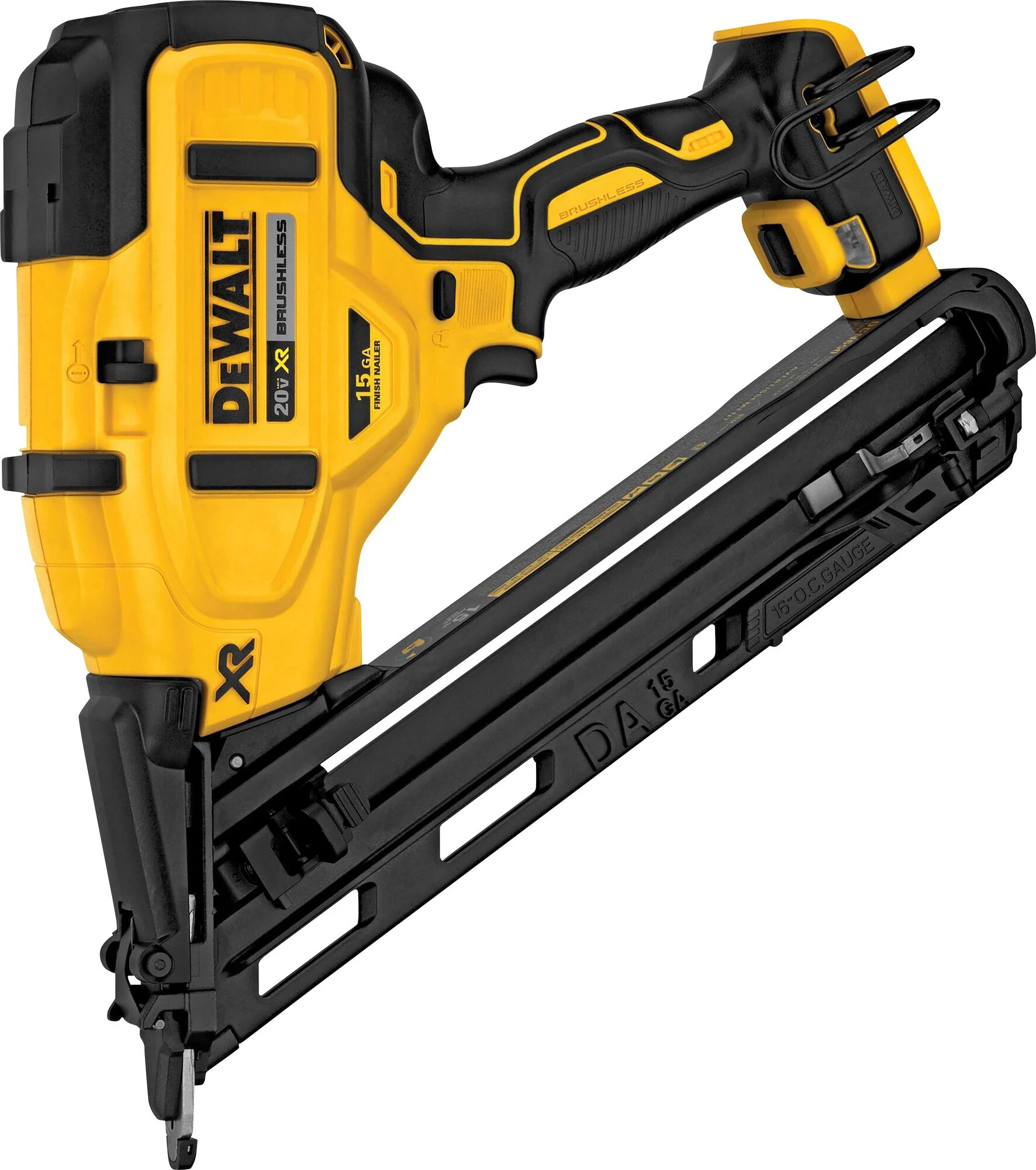 20V 15 Gauge Cordless Angled Finish Nailer, Tool Only