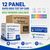 12 Panel Rapid Drug Test Dip Card | AMP, BARB, BUP, BZO, COC, MAMP, MDMA, MOR, MTD, OXY, PCP, THC  SKU: