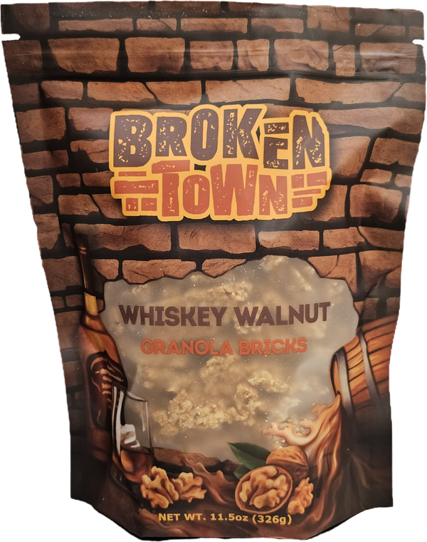 Whiskey Walnut Granola Bricks