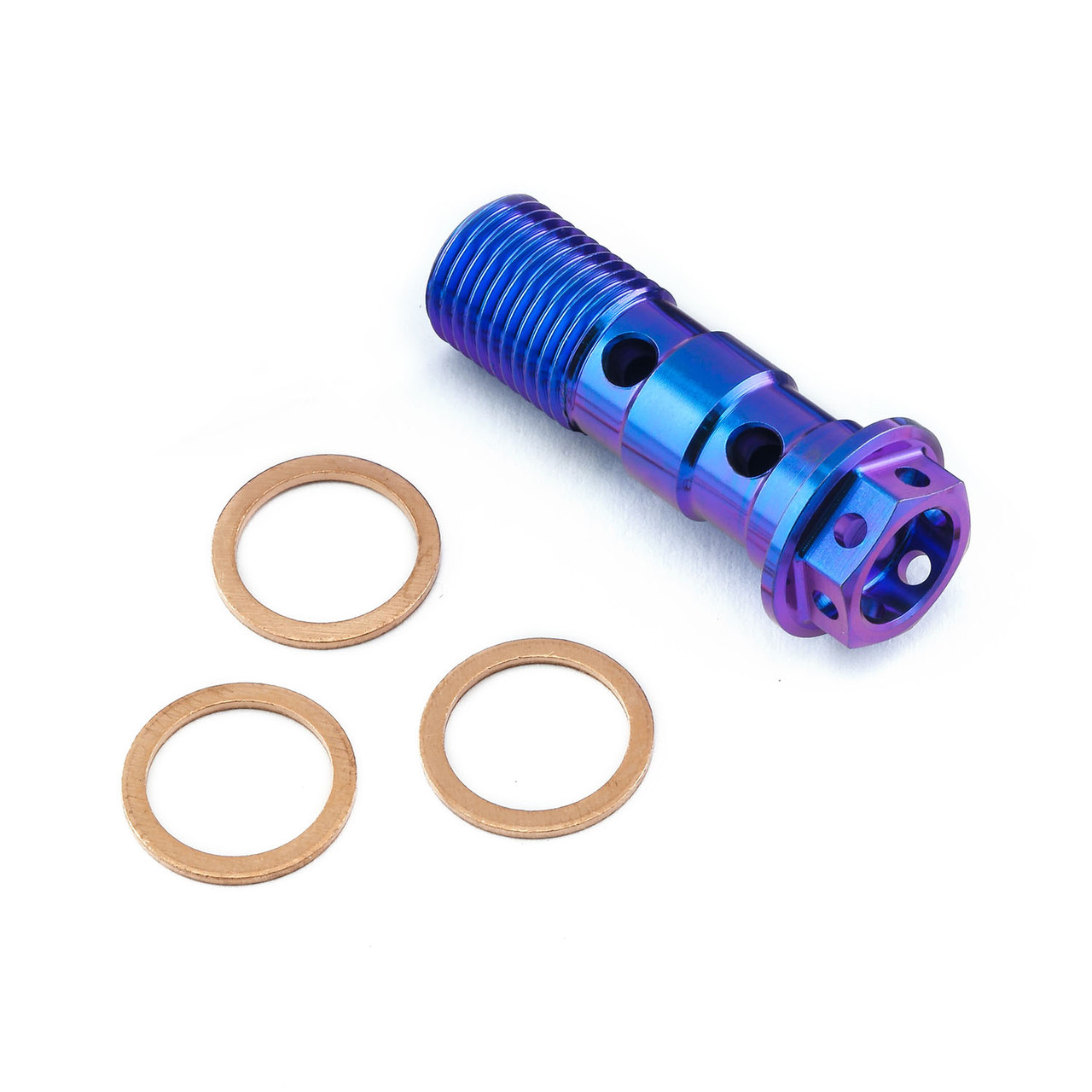 Titan Doppel Hohl Schraube M10 x (1.00mm) Vorne Bremszylinder Race 
