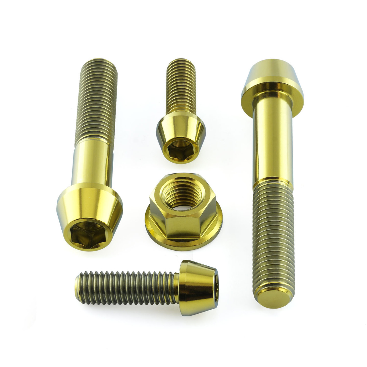 Gold M6 Titan Schrauben Alu Cantilever SHIMANO XTR M900 kult in