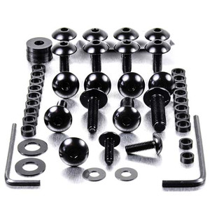 Alu Verkleidungsschraubenkit SV650 S Sport 08+ Schwarz